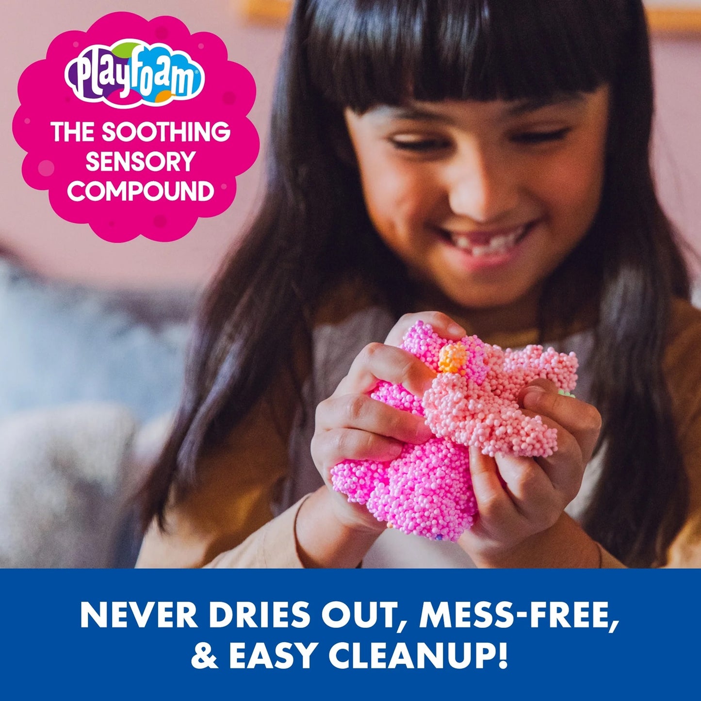 Sensory Foam Toy 8-Pack – Non-Sticky Moldable Fidget Foam for Kids Ages 3+, Educational Gift for Creative Play