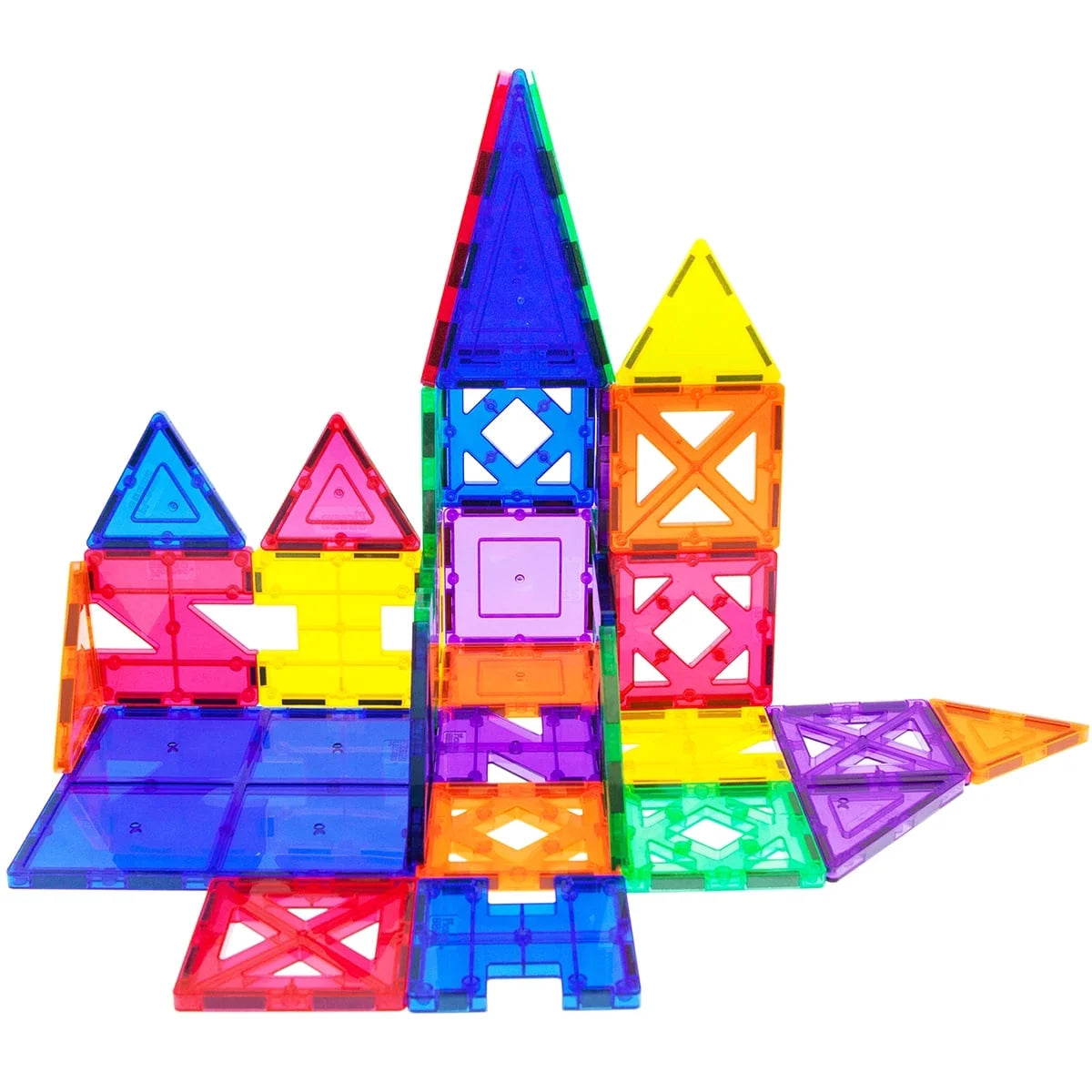 Magnetic Building Tiles Set for Kids – 42 Piece STEM Educational Construction Blocks, Creative Learning Toy for Toddlers & Children Ages 3+