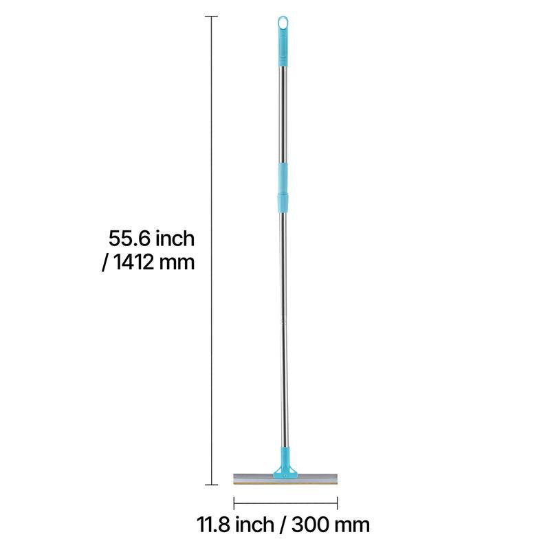 Pet Hair Removal Carpet Rake – Adjustable Long Handle Broom for Dog & Cat Fur on Carpets, Rugs, Furniture & Mats