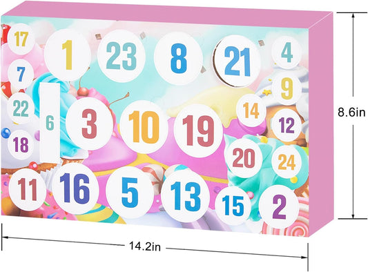 Slime Advent Calendar 2025 – 24 Days of DIY Slime Fun & Christmas Countdown Gift for Kids