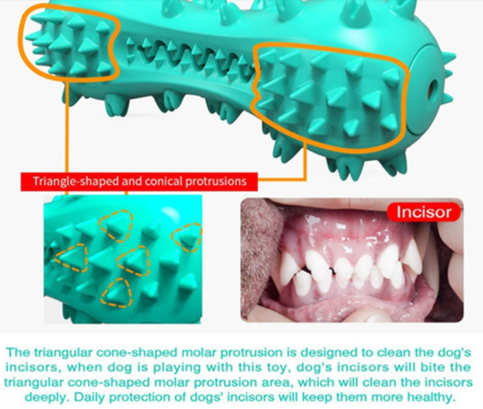 Durable Dog Chew Toy – Rubber Molar Stick for Teeth Cleaning & Dental Health (For Strong Chewers)