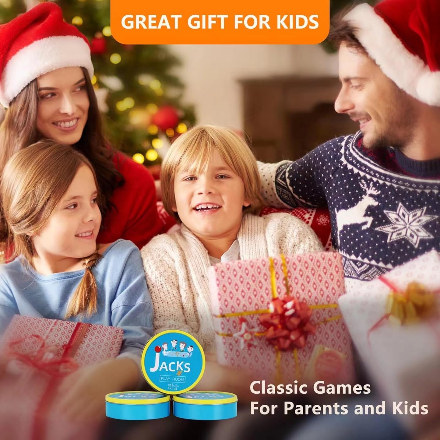 Classic Metal Jacks Game Set with Balls | Retro Family Fun (12 Jacks + 2 Balls)