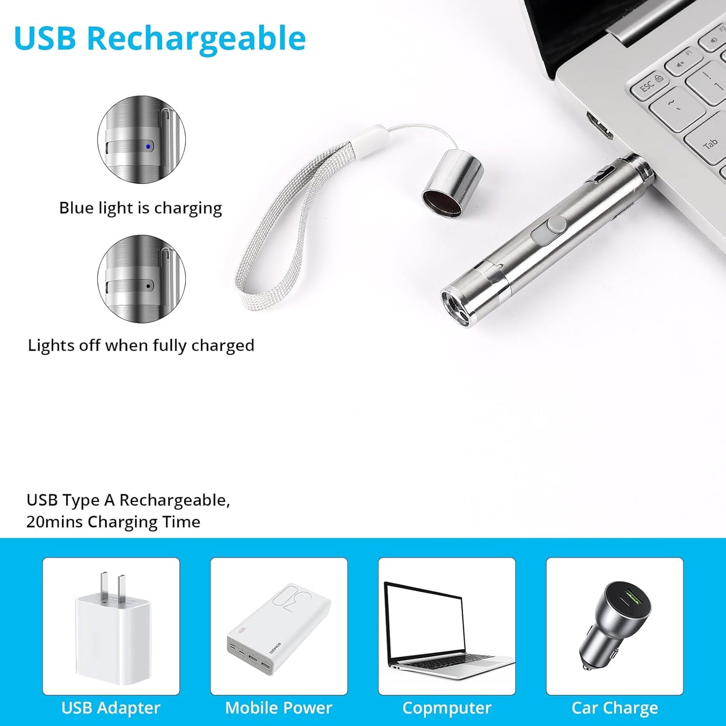 USB Rechargeable Toy – Interactive Indoor Toy with 7 Light Patterns for Cats & Dogs, Fun Training & Exercise Chase Toy