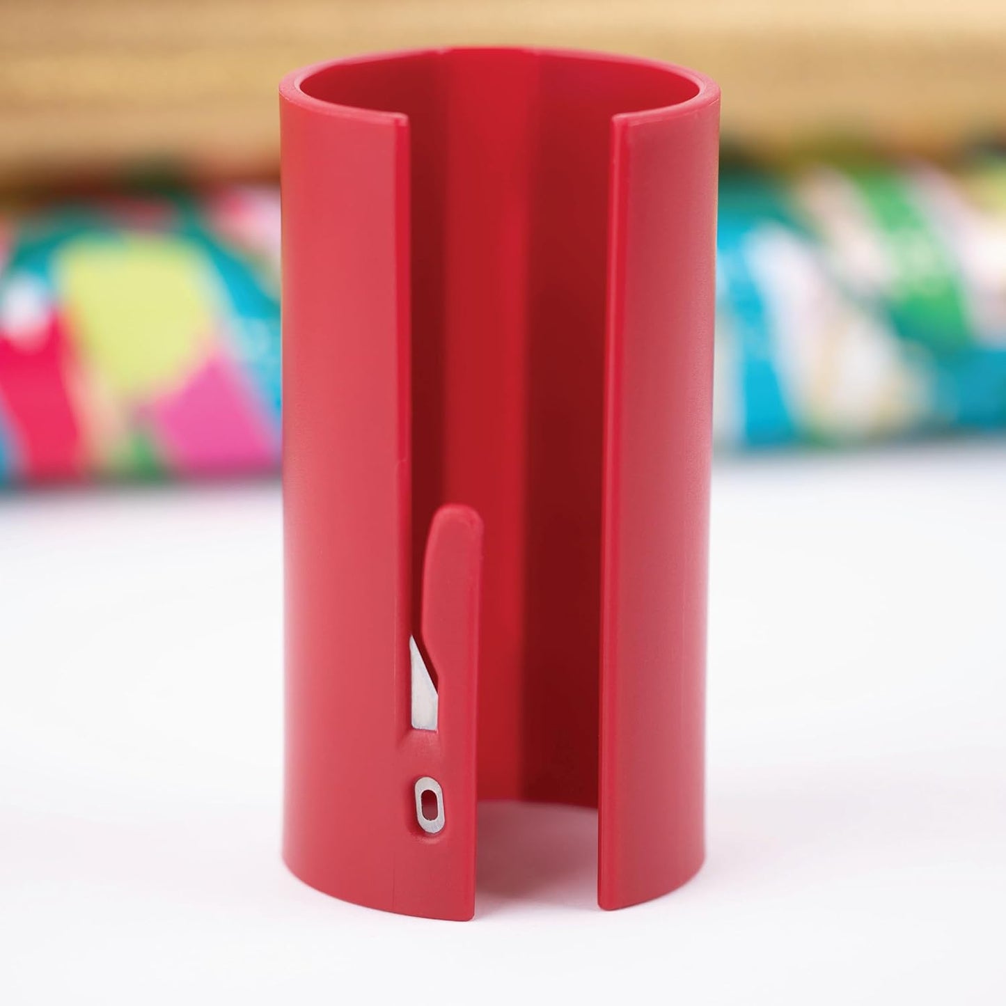 Gift Wrap Cutter (2-Pack) β Red Edition | Safe & Easy Wrapping Paper Cutter Tool | Smooth, Precise Cuts for Gift Wrapping Made in USA