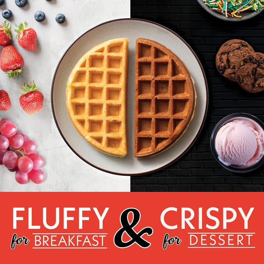 Waffle Maker with Nonstick Plates | Adjustable Browning Control