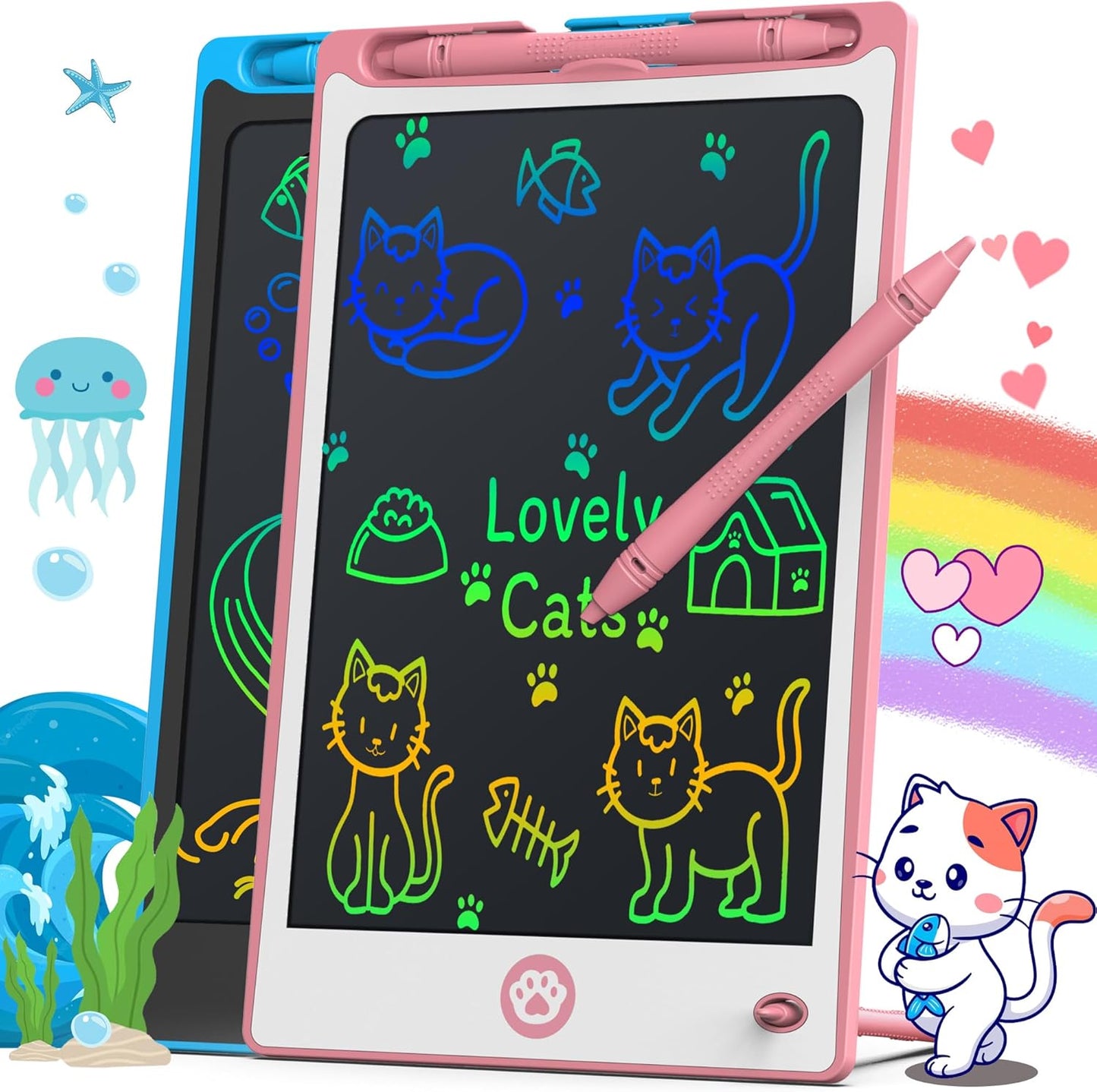 Premium Kids LCD Writing Tablet β Reusable Doodle & Learning Board for Screen-Free Creative Play
