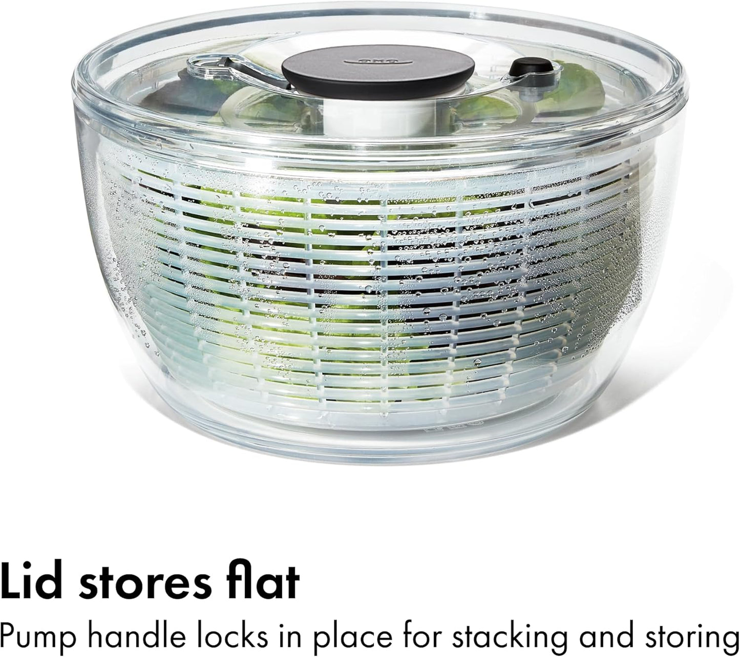 Quick-Dry Salad Spinner – Large 6.2 QT Lettuce Washer, Fruit & Veggie Cleaner with Strainer Bowl