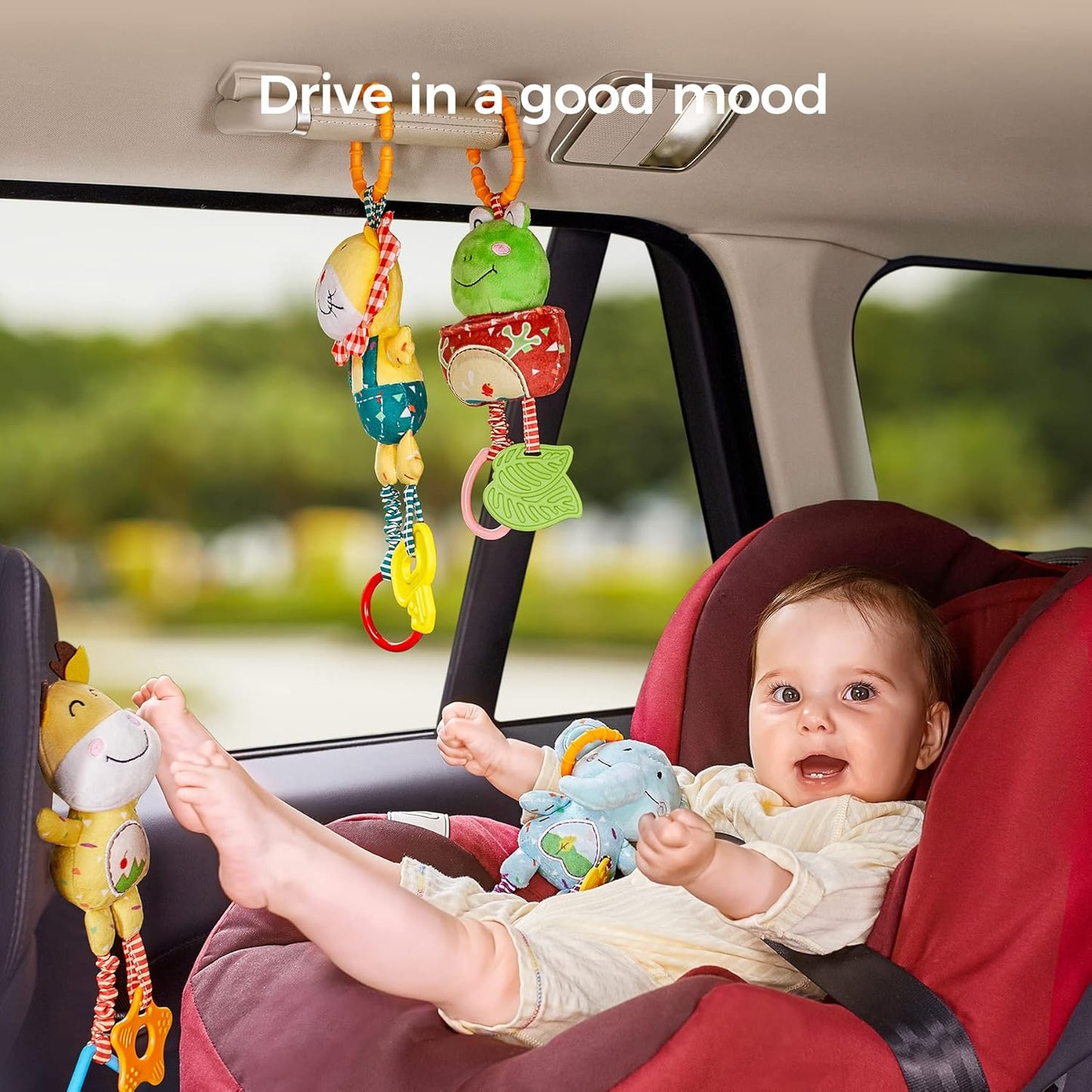 Plush Baby Rattle Toy Set – 4-Pack Soft Handbell Toys for Newborns & Infants, Stroller & Car Seat Hanging Toys for Early Development (0–12 Months)