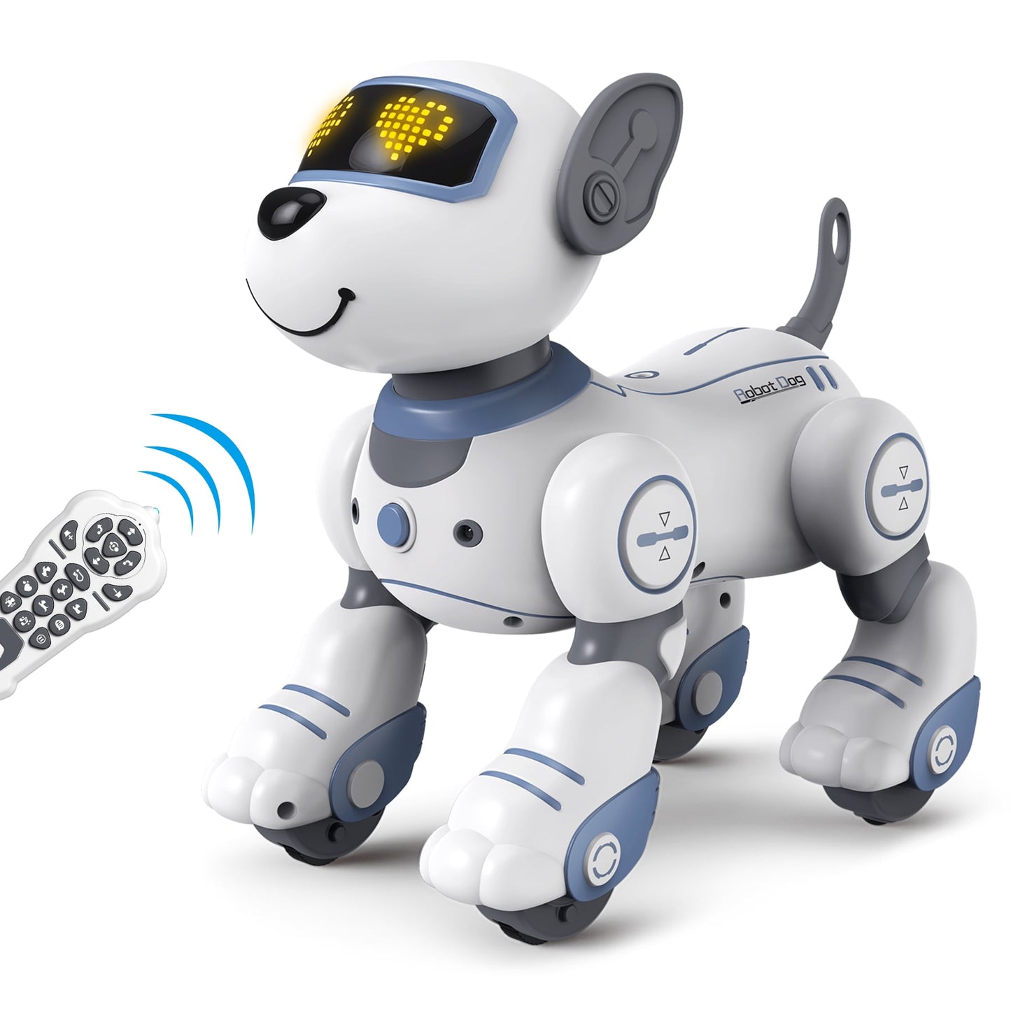Interactive Robot Dog Toy for Kids β Remote Control Smart Pet with Touch & Follow, Singing, Dancing, and Programmable Play β Fun Gift for Boys & Girls Ages 3-12