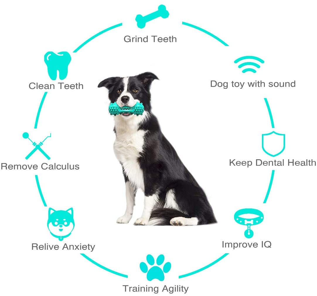 Durable Dog Chew Toy – Rubber Molar Stick for Teeth Cleaning & Dental Health (For Strong Chewers)