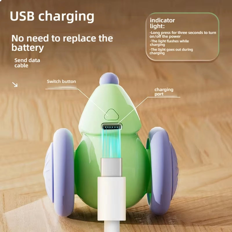 Interactive Cat Toy – Rechargeable Electric Mouse Car with Smart Obstacle Avoidance for Indoor Cats