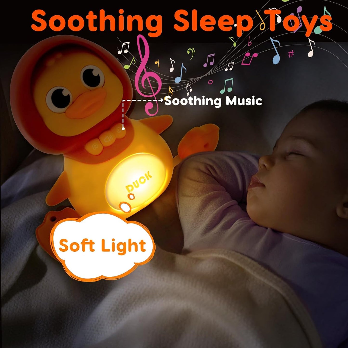 Musical Duck Family Baby Toy β Light-Up Crawling & Sensory Activity Set