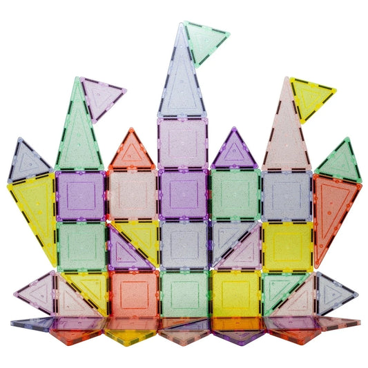 Magnetic Building Tiles Set for Kids – 42 Piece STEM Educational Construction Blocks, Creative Learning Toy for Toddlers & Children Ages 3+