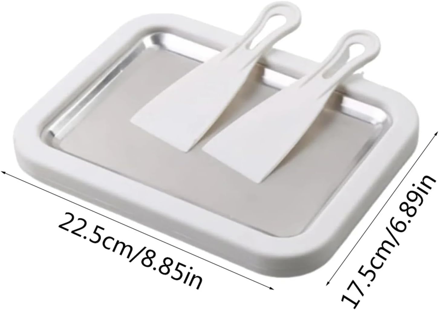 Rolled Ice Cream Maker Pan | DIY Frozen Dessert Kit