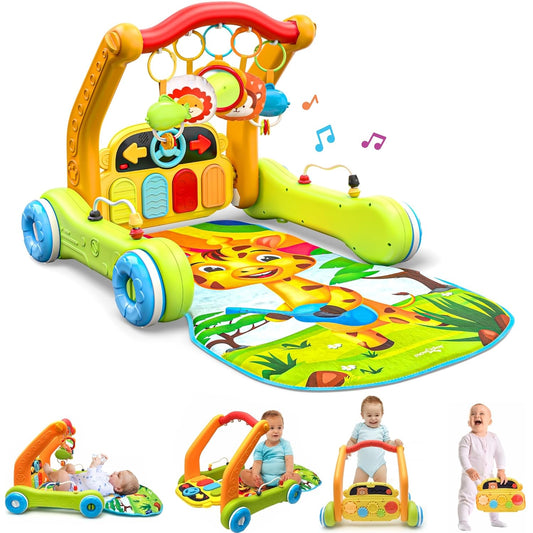 Baby Play Mat & Activity Gym – 4-in-1 Musical Infant Toy for Tummy Time, Learning & Walking 