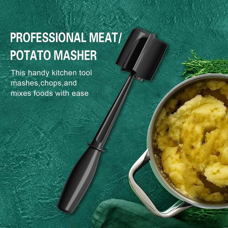 Nonstick Meat Chopper Utensil – Heat-Resistant Nylon Cooking Tool for Hamburger, Tacos & More”