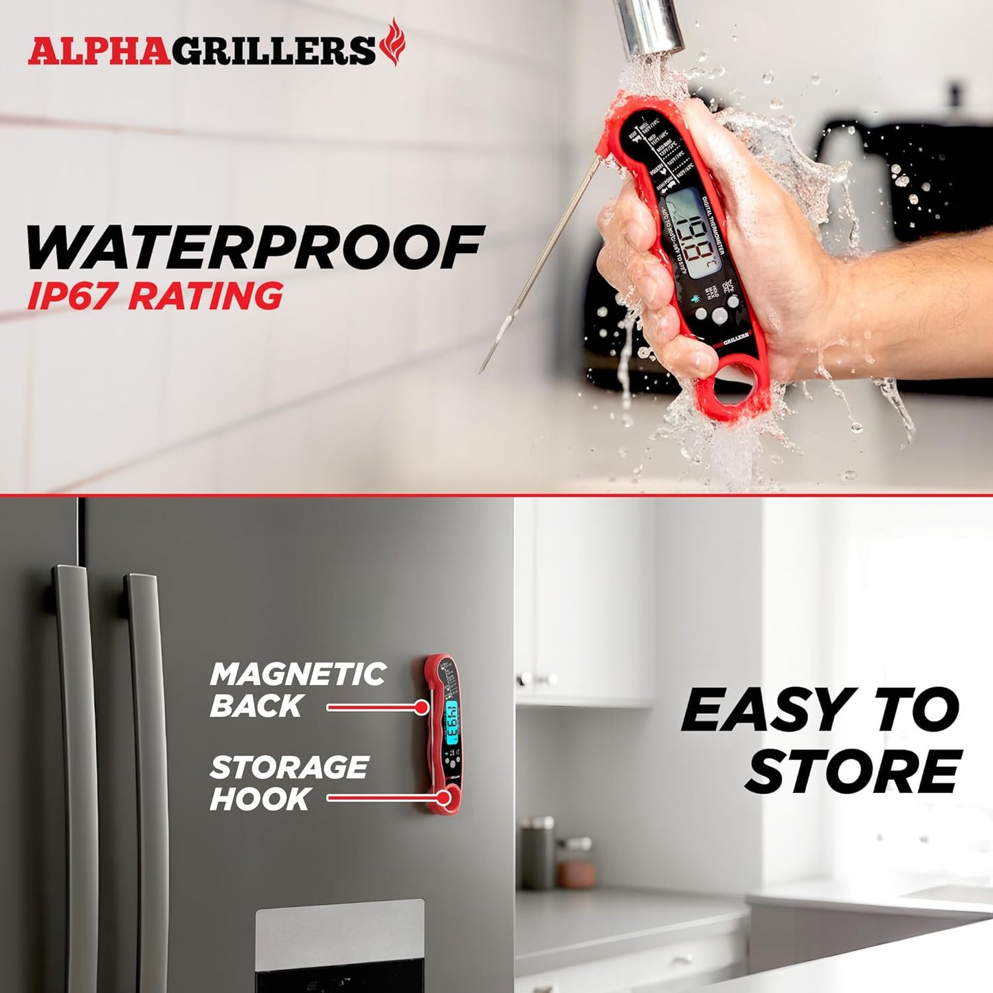 Instant Read Digital Meat Thermometer | Fast & Accurate Cooking Tool