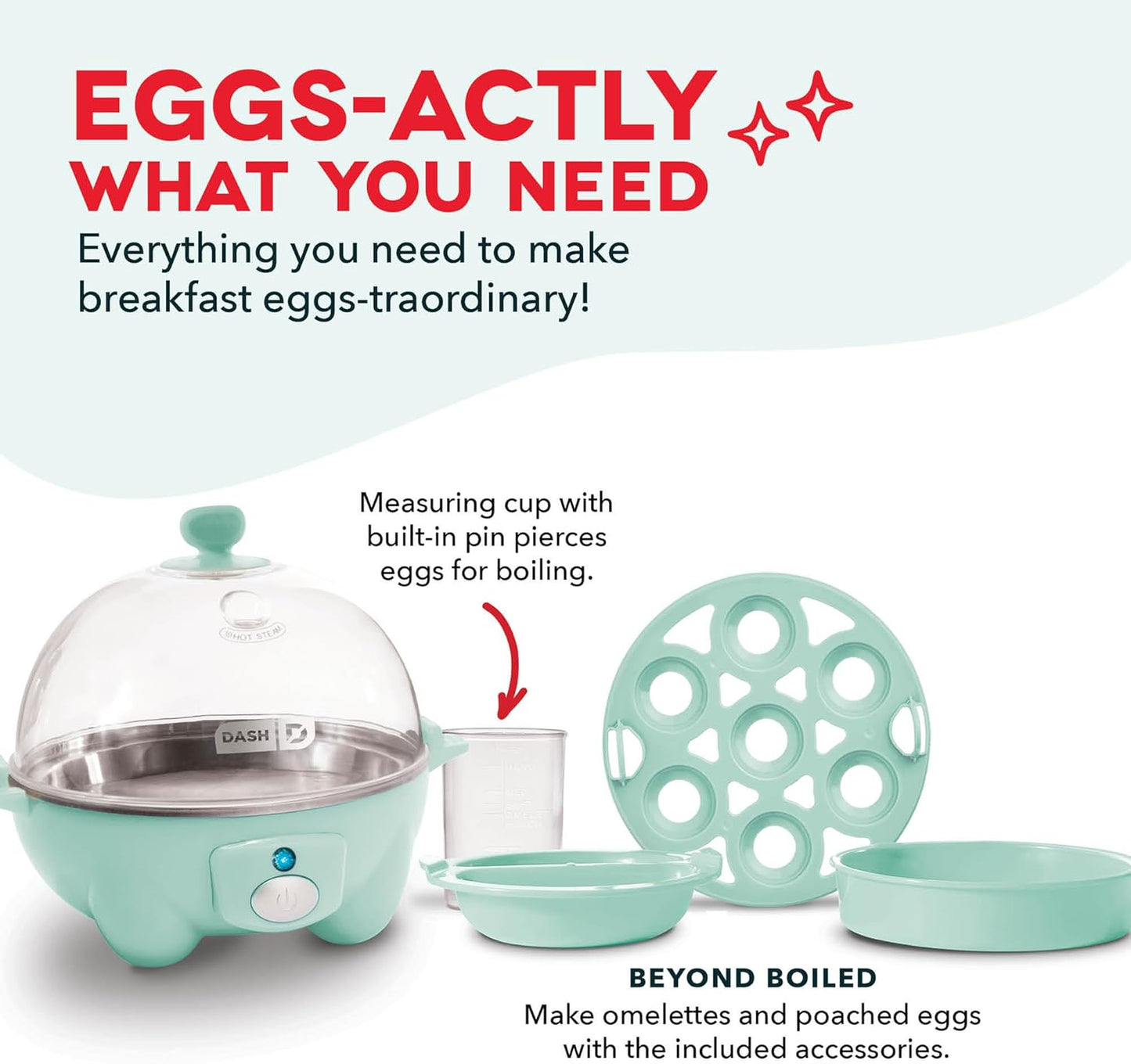 Rapid Egg Cooker – Electric Multi-Egg Boiler & Poacher