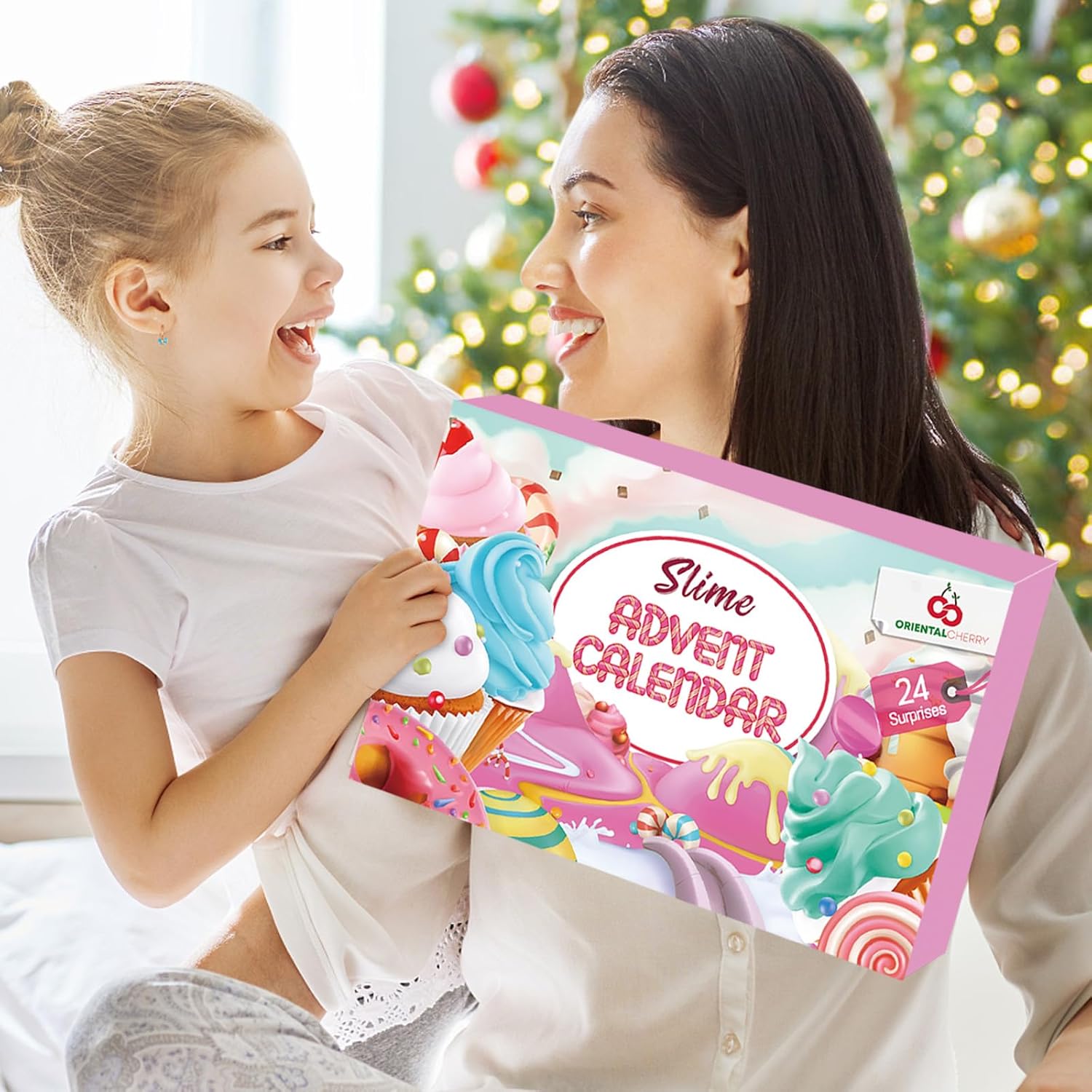 Slime Advent Calendar 2025 – 24 Days of DIY Slime Fun & Christmas Countdown Gift for Kids
