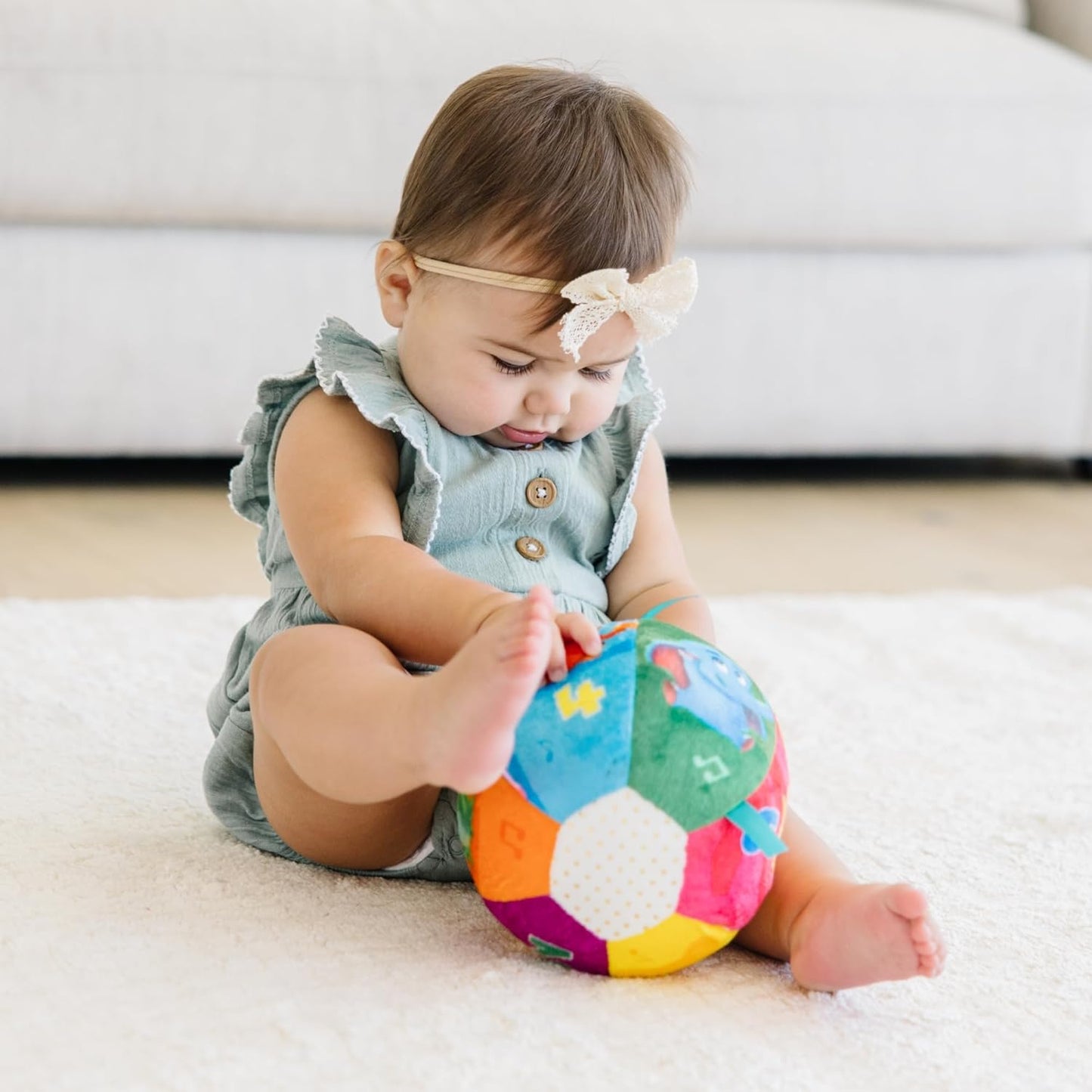 Interactive Baby Sensory Ball Toy – Musical Motion-Activated Plush Toy
