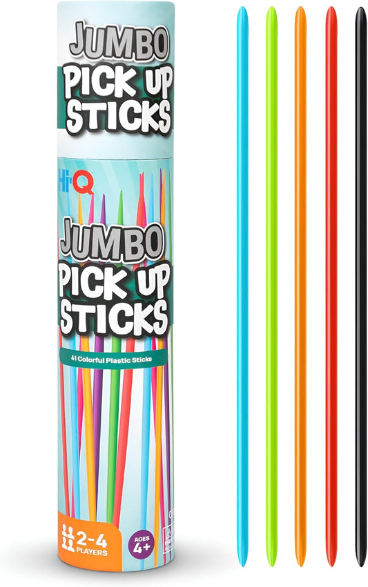 Classic Pick-Up Sticks Game | Colorful Family Fun Set
