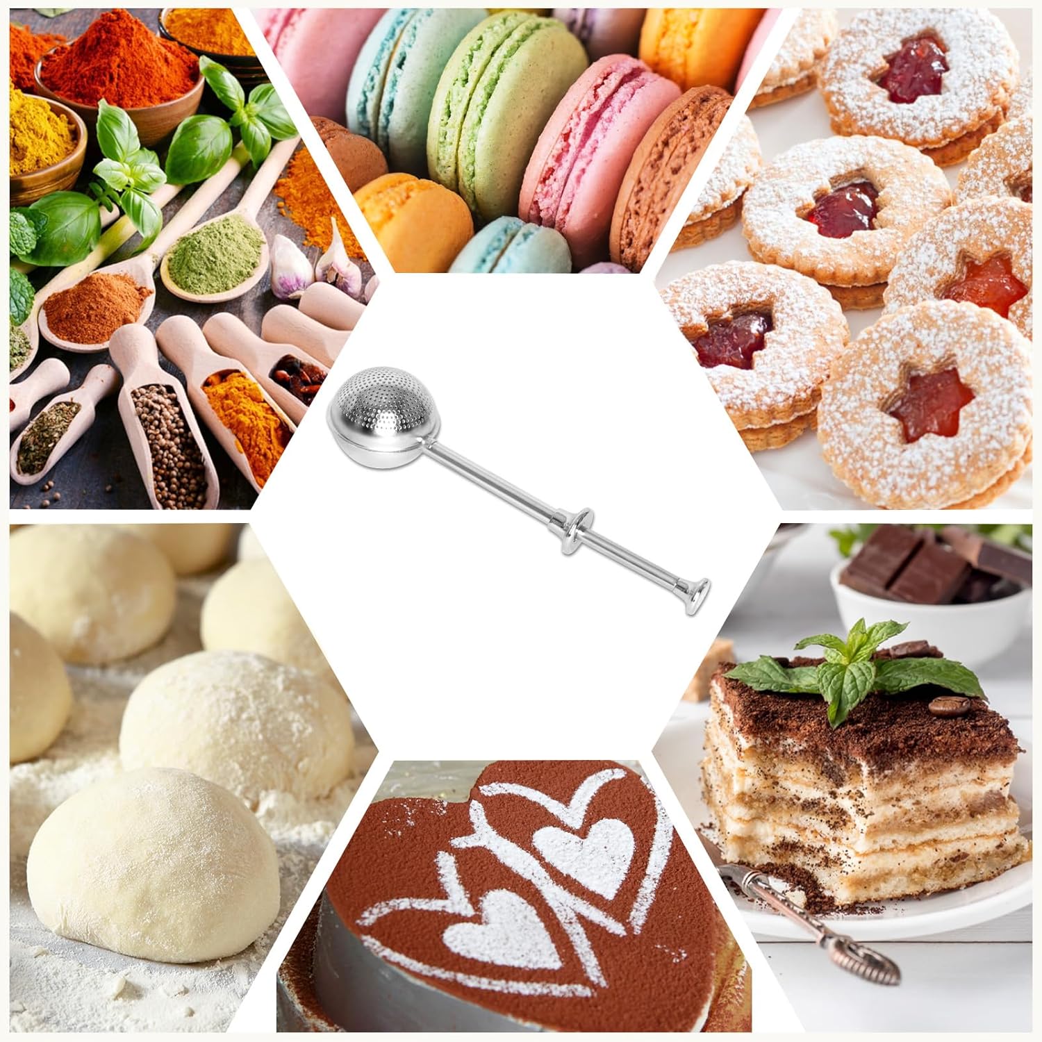 Bakers Dusting Wand | Stainless Steel Flour & Sugar Shaker