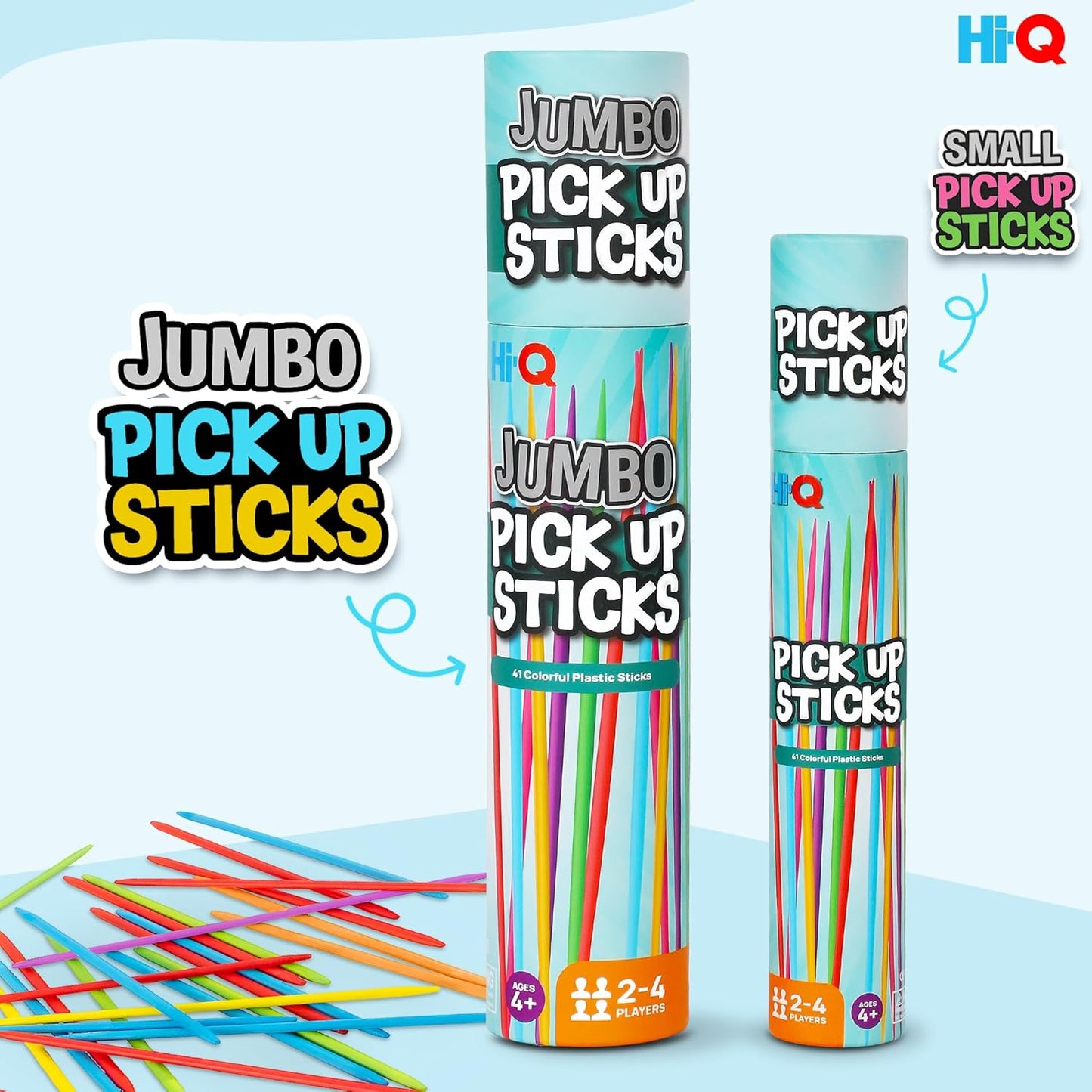 Classic Pick-Up Sticks Game | Colorful Family Fun Set