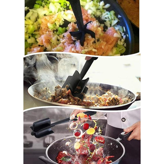 Nonstick Meat Chopper Utensil – Heat-Resistant Nylon Cooking Tool for Hamburger, Tacos & More”