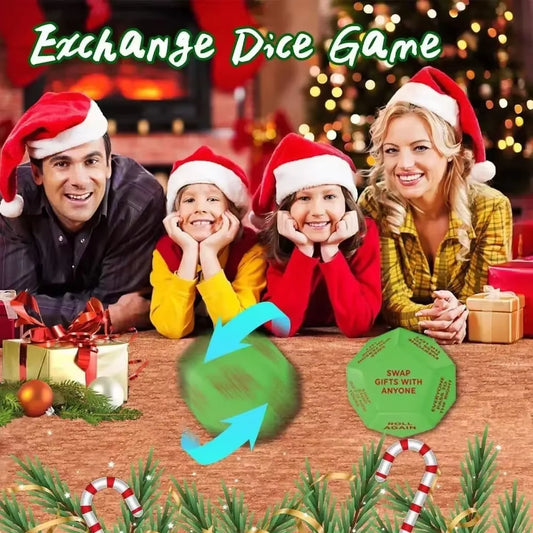 Christmas Party Dice Game – Creative Santa Swap Gift Exchange Fun for Families, Kids & Adults