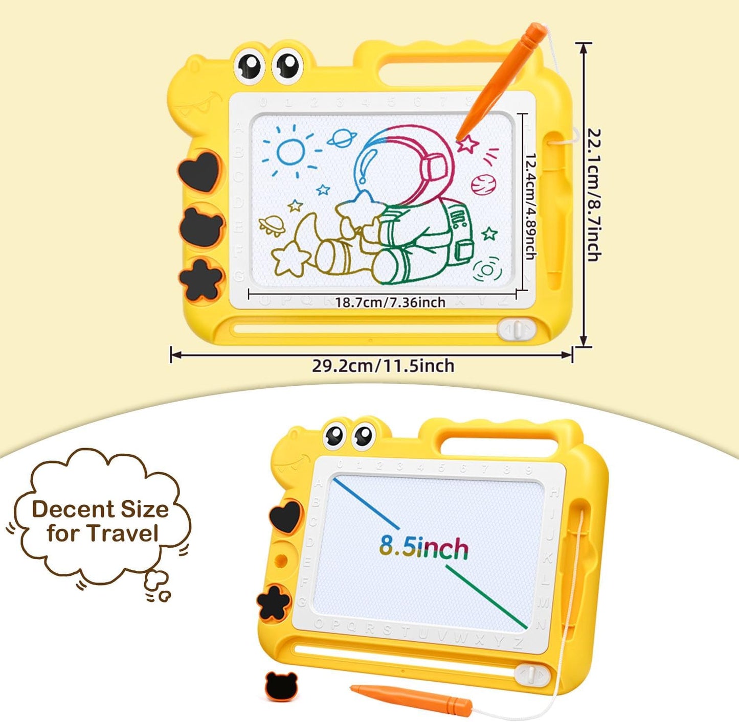 Magnetic Drawing Board for Kids – Mess-Free Doodle Toy & Learning Pad