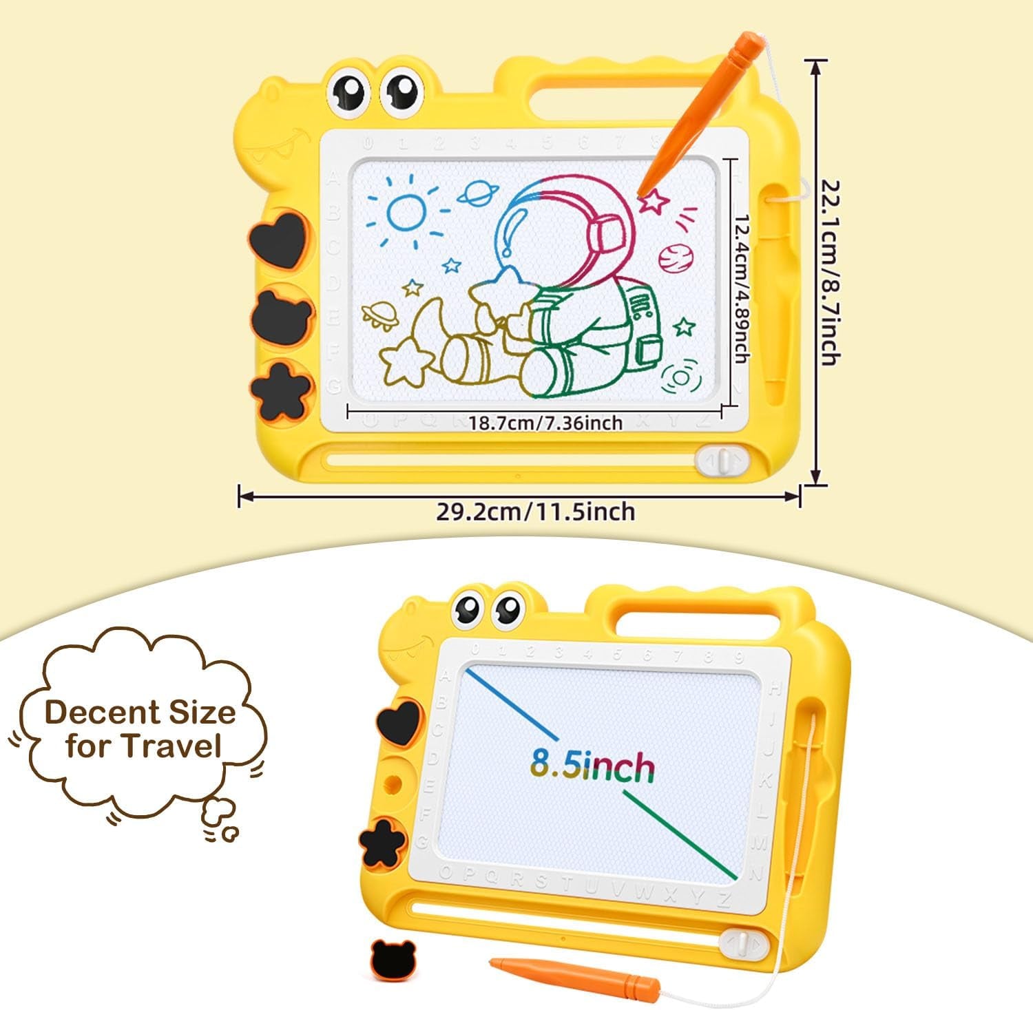 Magnetic Drawing Board for Kids – Mess-Free Doodle Toy & Learning Pad