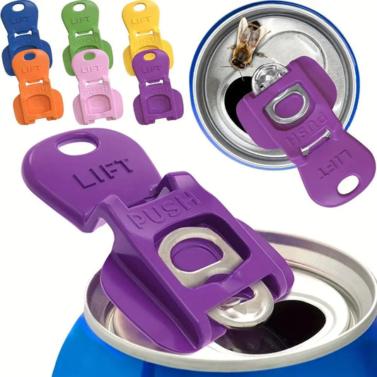  Reusable Drink Can Tab Opener & Cover – Multi-Pack Option