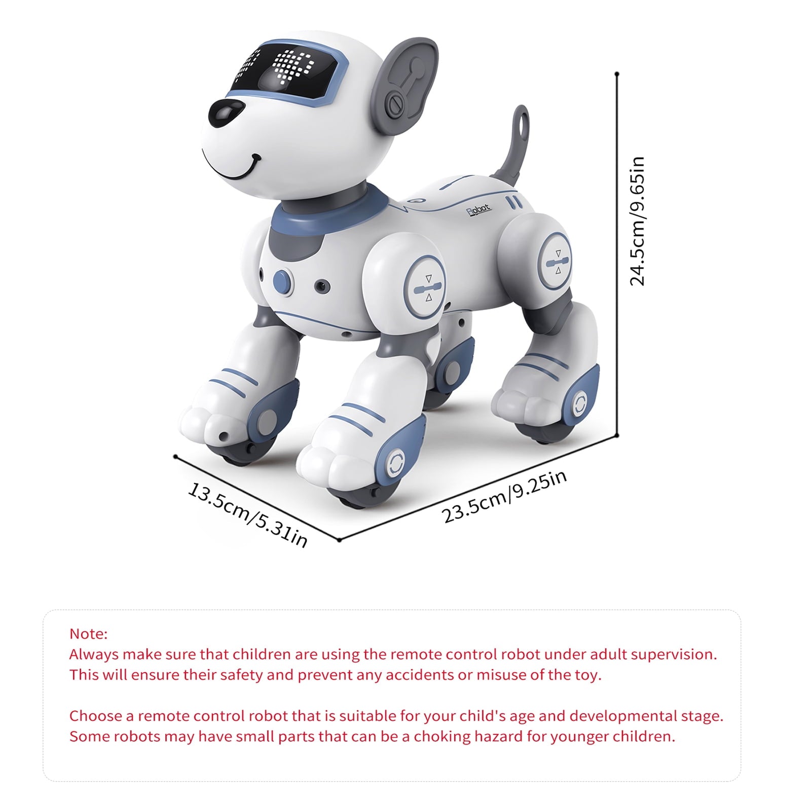 Interactive Robot Dog Toy for Kids – Remote Control Smart Pet with Touch & Follow, Singing, Dancing, and Programmable Play – Fun Gift for Boys & Girls Ages 3-12